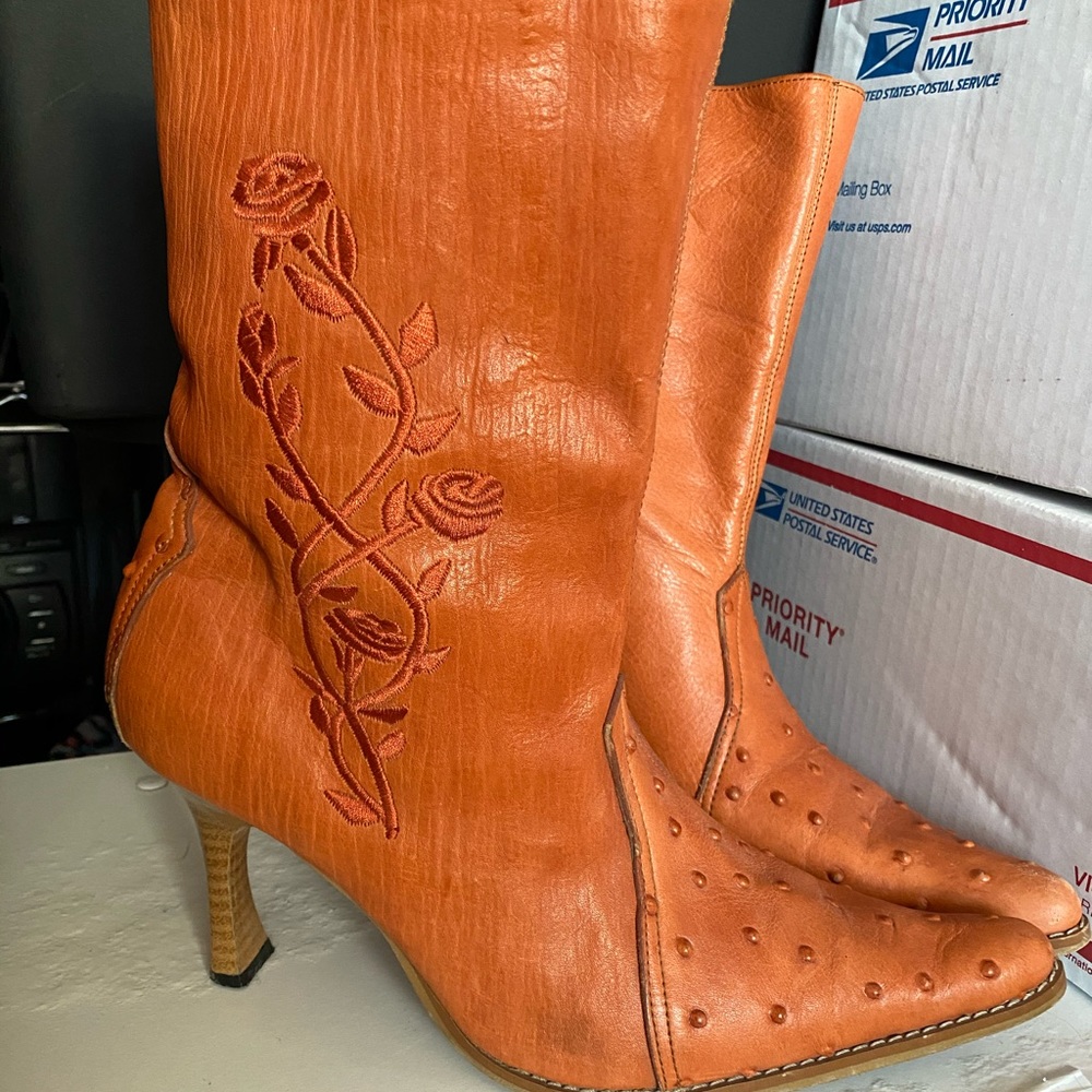 Genuine Ostrich Boots